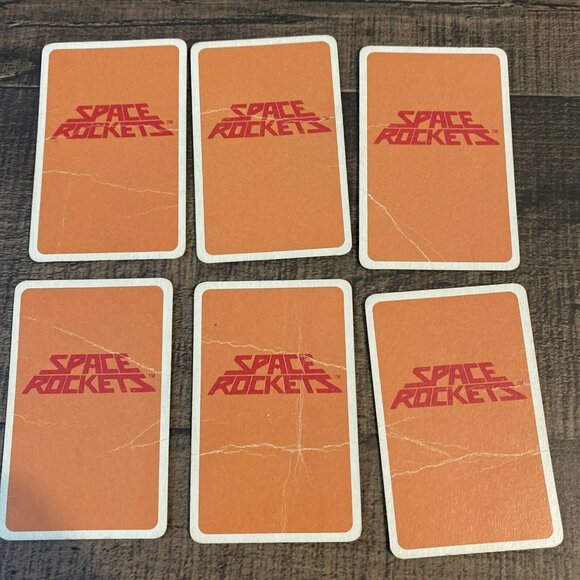 Vintage Space Rockets Card Game 1983 Complete In Rough Condition - Picture 11 of 16